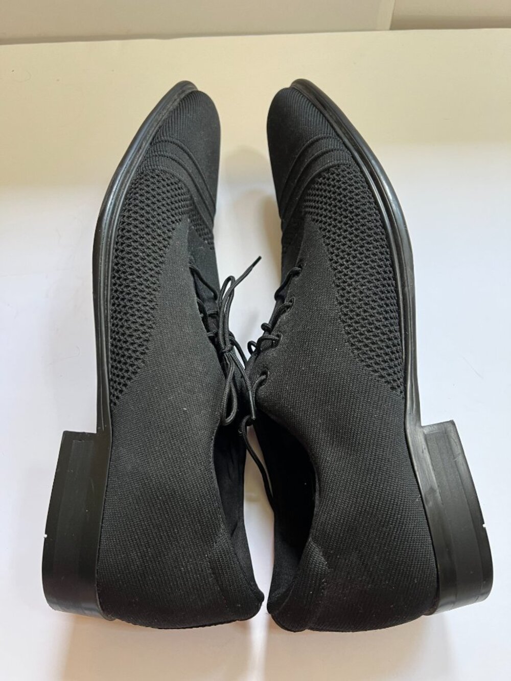 Men's Black Mark Nason Knit Oxfords Shoes M 11 - Picture 4 of 6
